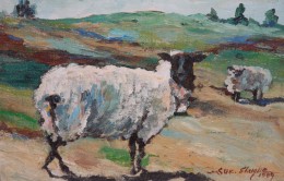 Sheep<br /><a href="http://lancasterartcollectors.com/artist-full-name/fred-rodger/" rel="tag">Fred Rodger</a>