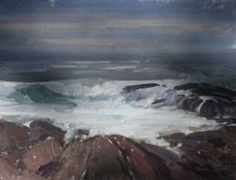 Swirling Surf<br /><a href="http://lancasterartcollectors.com/artist-full-name/xtian-newswanger/" rel="tag">Xtian Newswanger</a>