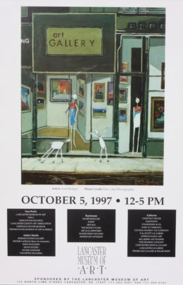 Art Sunday 1997 Poster Framed       SALE  $155<br /><a href="http://lancasterartcollectors.com/artist-full-name/fred-rodger/" rel="tag">Fred Rodger</a>