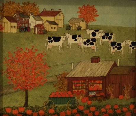 Fisher small Cows and Pumpkins