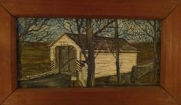 Covered Bridge<br /><a href="http://lancasterartcollectors.com/artist-full-name/david-brumbach/" rel="tag">David Brumbach</a>