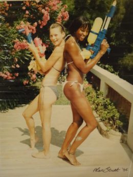 Naomi Campbell & Kate Moss in South of France<br /><a href="http://lancasterartcollectors.com/artist-full-name/fred-rodger/" rel="tag">Fred Rodger</a>